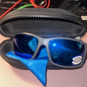 Costa Reefton matte grey glasses